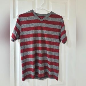Op brand striped shirt Size Small. Red and Gray.